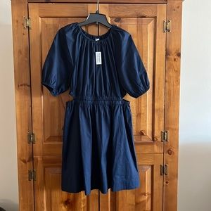 Old Navy blue side cutout mini dress Medium